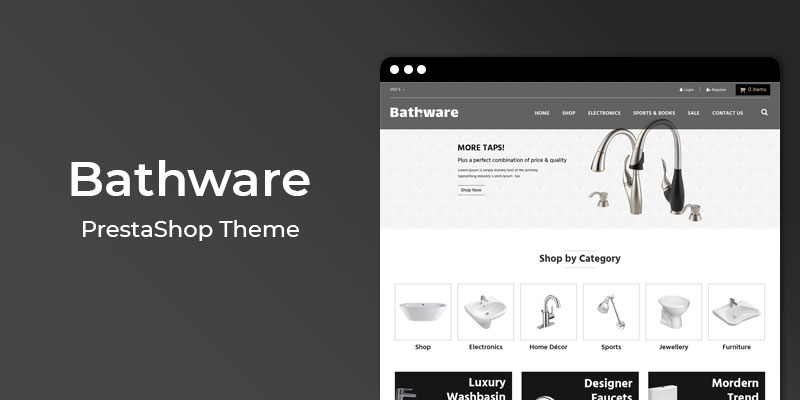 BathWare - Premium Bath Ware Responsive Prestashop Theme