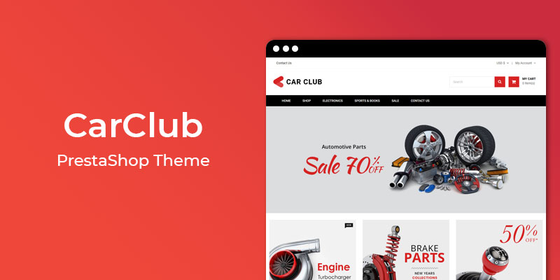 CarClub - Premium Auto Store Responsive Prestashop Theme