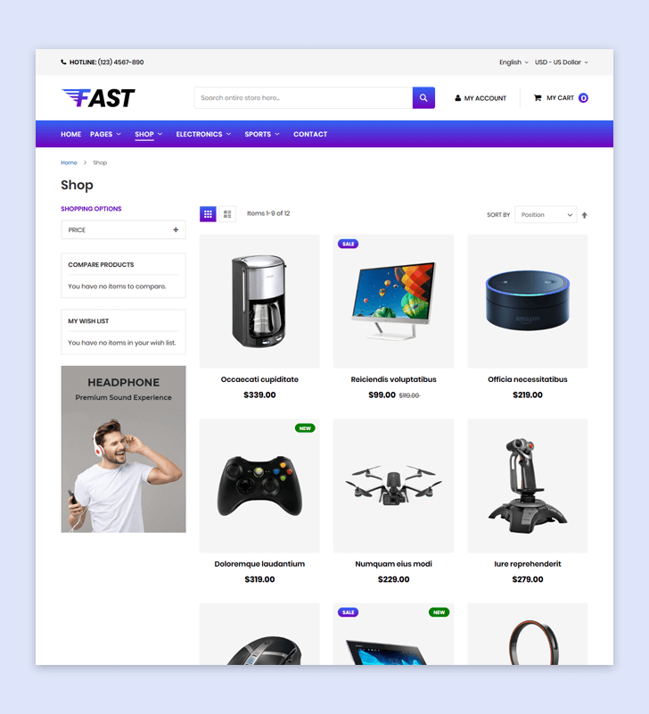 Category Page