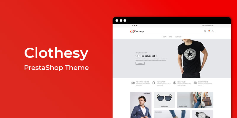Clothesy - Fashion Responsive Prestashop Theme