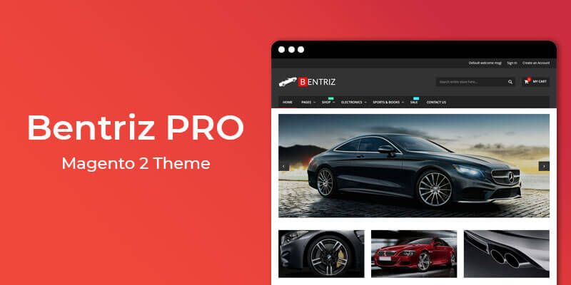 Bentriz PRO - Premium Auto Parts Magento 2 Theme