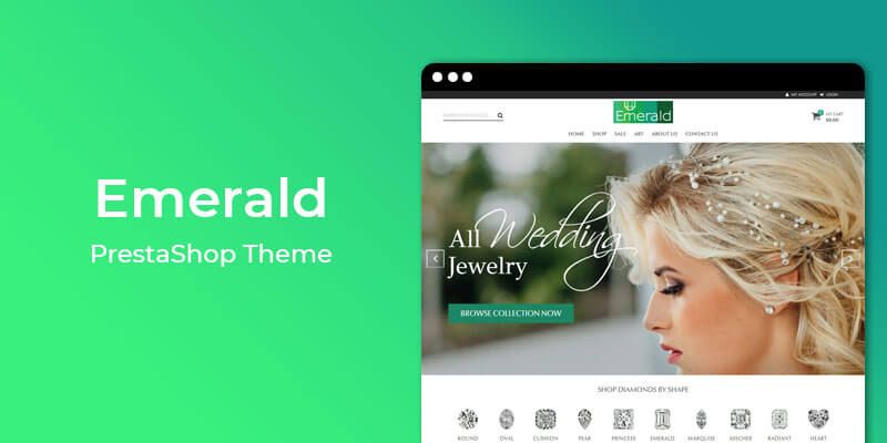 Emerald - Jewelry Store Responsive Prestashop Theme