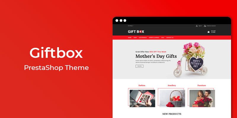 Giftbox  - MultiPurpose Responsive Prestashop Theme
