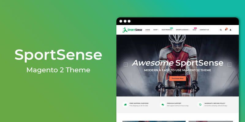 SportSense  - MultiPurpose Responsive Magento 2 Theme