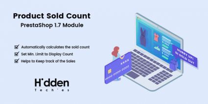 Product Sold Count - Prestashop Module