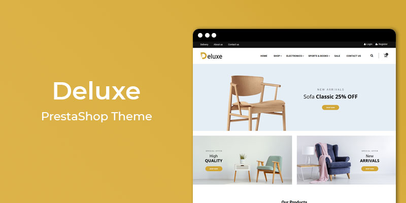 Deluxe - MultiPurpose Responsive Prestashop Theme