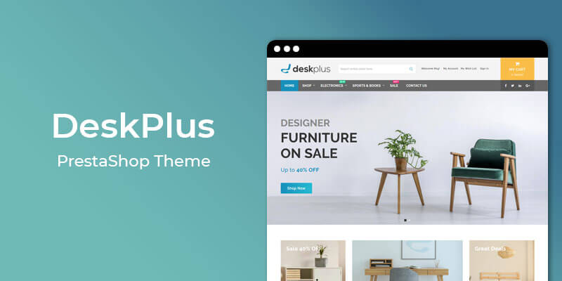 DeskPlus - MultiPurpose Responsive Prestashop Theme