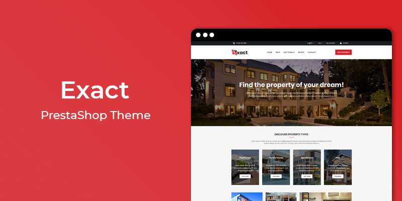 Exact - MultiPurpose Responsive Prestashop Theme