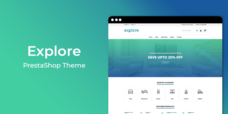 Explore - MultiPurpose Responsive Prestashop Theme