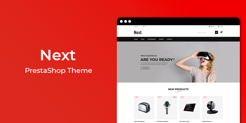 Next – Free Prestashop Theme