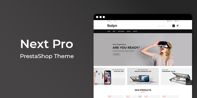 Next Pro - Electronics Responsive Prestashop Theme