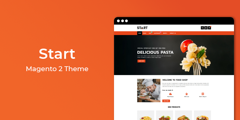Start - Online Food Store Magento 2 Theme