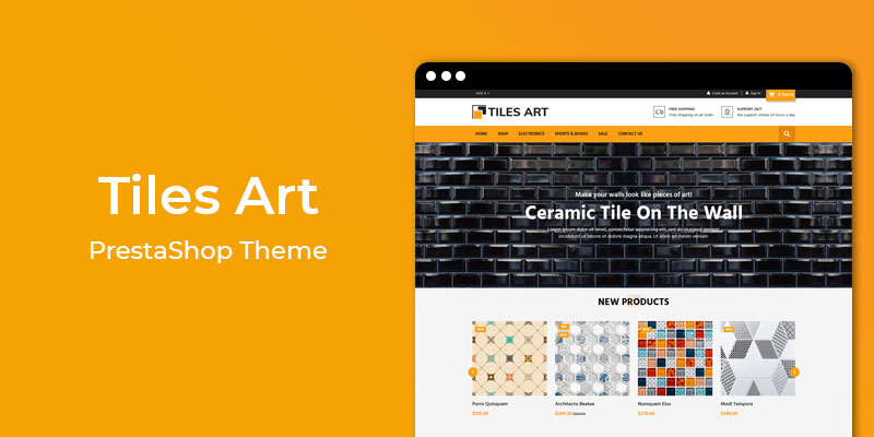 Tiles Art - Online Tiles Responsive Prestashop Theme
