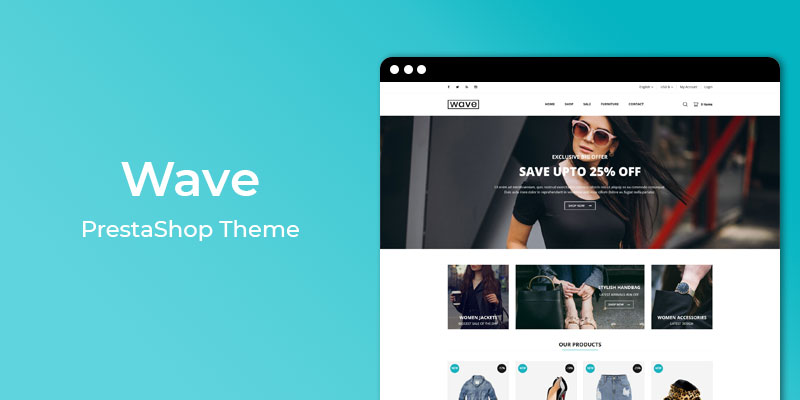 Wave - Fashion Responsive Prestashop Theme