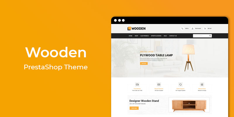 Wooden - MultiPurpose Responsive Prestashop Theme