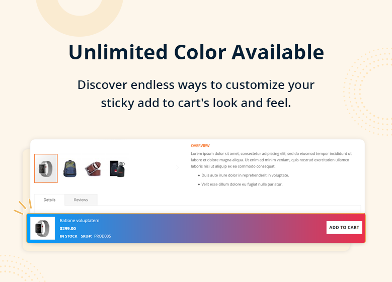 Unlimited Color Available