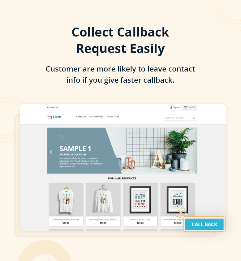 Collect Callback Request Easily