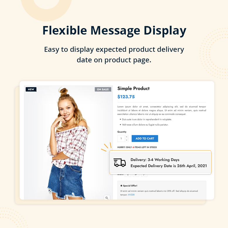 Flexible Message Display