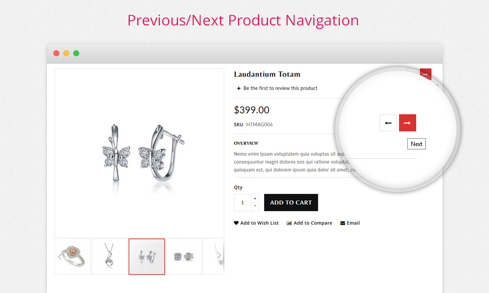 DeskPlus - Previous Next Product Navigation
