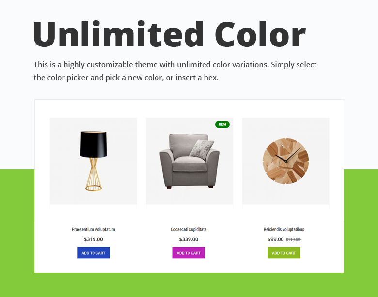 Unlimited Color Magento 2 Theme