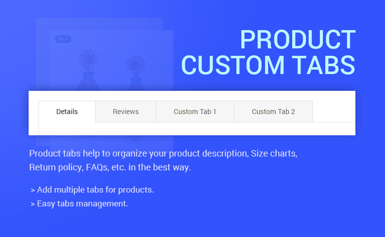 Product Custom Tabs Magento 2 Theme