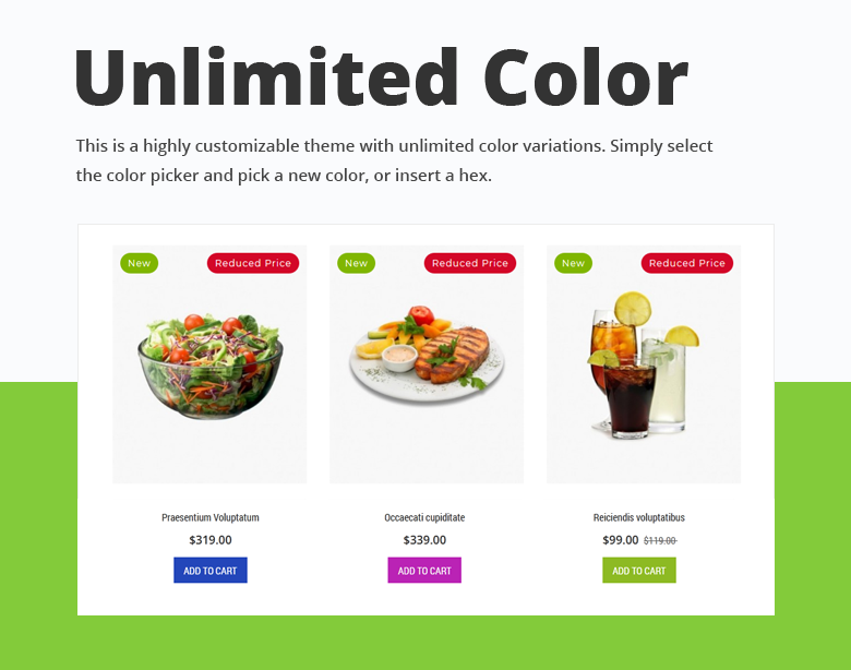 Unlimited Color PrestaShop Theme